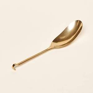 Gold Stainless Steel Wedding Spoon From India Perfect for Kitchenware Restaurants Hotels And Parties Elegant Serving Spoon Set - Product Image 2