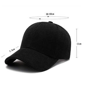 OEM nuevo mejor elegante moda hombres llano curvado gorra de béisbol ajustable colores sólidos gorras deportivas - Product Image 2