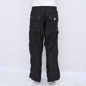 Pantalon homme tenue décontractée évasée coupe régulière jambe droite décontracté formel taille élastique taille réglable pantalon taille haute - Product Image 3