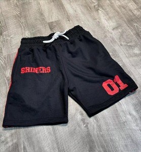 À la mode personnalisé sangle latérale surdimensionné polaire Shorts impression Vintage acide lavage soleil délavé strass sweat Shorts hommes - Product Image 6