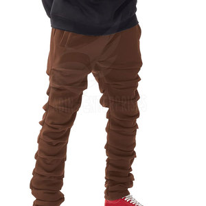 Pantalones Deportivos Casuales Ligeros de Corte Recto y Ajuste Regular con Logotipo Personalizado para Hombre - Product Image 3