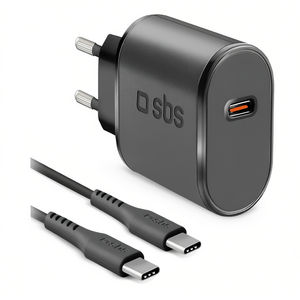 TEKITTRTC15W Chargeur Mural USB Type-C Noir 15W Kit Adaptateur de Charge Cavo Caricabatterie - Product Image 3