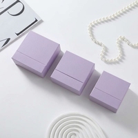 Boîte à bijoux coulissante en carton mat personnalisée pour la marque de petites entreprises, emballage pour colliers et boucles d'oreilles