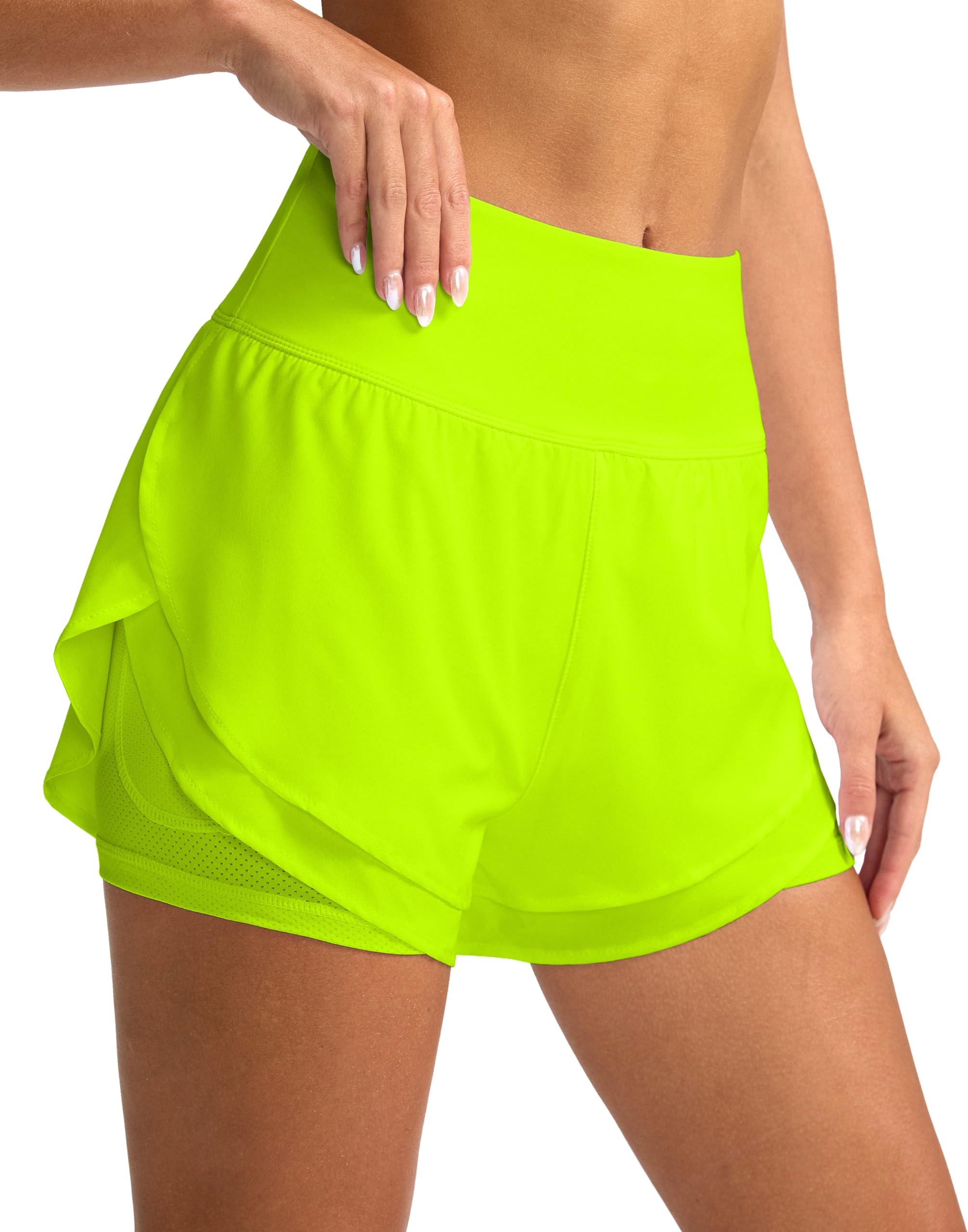 Monkeybar Buddies Girls' Play Shorts - Nylon/Spandex Blend Worry-Free Shorts For Under Dresses & Skirts