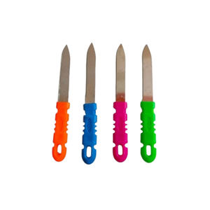 Couteau d'office multifonction portable en acier inoxydable, couteau à fruits pour la cuisine domestique, manche blanc, outil utilitaire de chef - Product Image 1