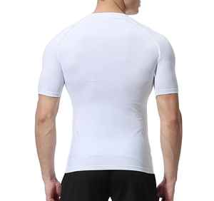 2024 moda media manga RashGuard personalizado Rash Guards BJJ MMA Jiu-Jitsu manga corta hecho a medida Rashguard para hombres - Product Image 1