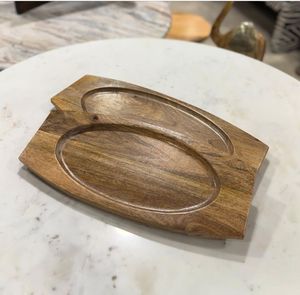 Qualité haut de gamme pour bois Rectangle Table basse plateaux perles en laiton bol plateaux plaque de charge à la main Ramadan Diwali - Product Image 2