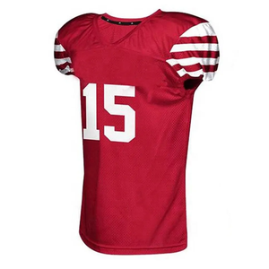 Uniforme de Fútbol Americano de Tallas Grandes, Nuevo Modelo, Conjuntos Estampados, Logotipo Personalizado, Transpirable, 100% Poliéster, Secado Rápido, Superventas - Product Image 2