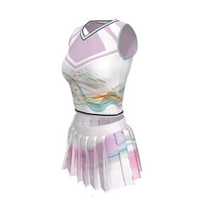 Tenue d'entraînement de cheerleading de haute qualité, uniforme de cheerleading personnalisé sublimé, uniformes de cheerleading All Star avec strass, OEM - Product Image 2