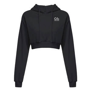 Derniers prix Tops en molleton pour femmes, sweats à capuche pour femmes, taille plus, crop top à capuche pour femmes - Product Image 4