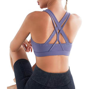 Sujetador Deportivo Profesional de Alta Calidad, Transpirable, con Diseño Frontal Cómodo, Nuevo, Servicio OEM, Personalizado, para Mujer - Product Image 5