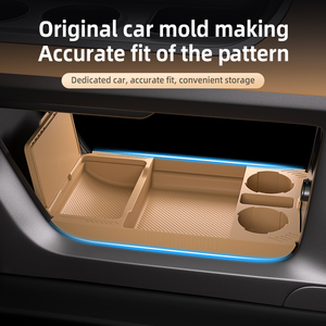 Caja de Almacenamiento de Silicona Debajo de la Consola Central para Monovolumen Eléctrico, Bandeja Organizadora Interior - Product Image 3
