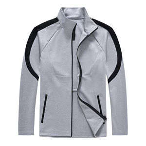 Chándal 2025 de dos piezas, chaqueta con cremallera y cuello alto, ropa de entrenamiento para correr, chándal con cremallera, chándal personalizado con cremallera para correr para hombre - Product Image 4