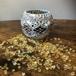 Portavelas de Cristal Mosaico Colorido, Portavelas de Diseño de Lujo, Económicos, Muestra Disponible - Product Image 6