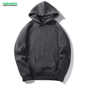 Respirant élégant de haute qualité hiver hommes pull à capuche doublure polaire impression personnalisée broderie goutte épaule poche conception - Product Image 1