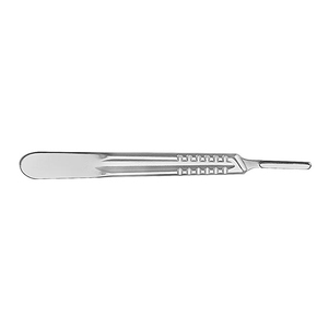 Poignées de scalpel chirurgical haut de gamme n ° 4 Options jetables et réutilisables en acier inoxydable de haute qualité Fournisseur de confiance Poignées BP - Product Image 1