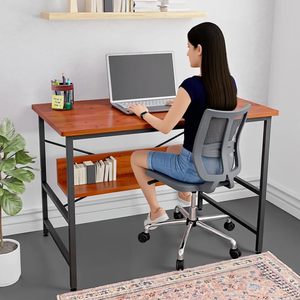 Elegante mesa de metal con estructura de acero sólido para entornos modernos - Product Image 4