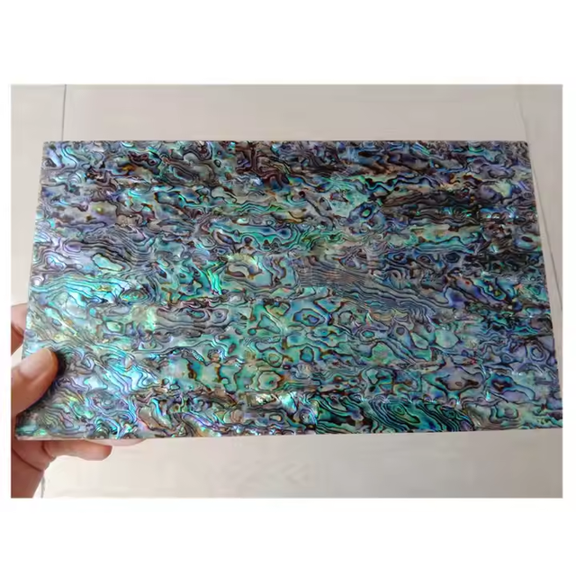 Wholesale Natural  Paua Shell 1mm Abalone Sheets Laminate for  Furniture and Musical Instruments Inlay