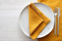 Juego de Servilletas de Tela Cuadradas Hechas a Mano, 100% Algodón Premium, Ecológicas y Reutilizables, para Recepciones de Boda y Decoración del Hogar, Venta al Por Mayor