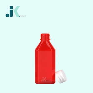 Botella de jarabe de 100ml ovalada PET de la mejor calidad de fábrica de Vietnam con tapa CR OEM ODM botellas de plástico de Color ámbar M0747 - Product Image 1