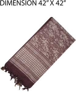 ผ้าพันคอเชมากห์ลายทหารดิจิตอล ผ้าฝ้ายน้ำหนักเบา แฟชั่นสำหรับกิจกรรมกลางแจ้ง ผ้าพันคอแบบเคฟฟียะห์ ผ้าเช็ดหน้าทรงสี่เหลี่ยม - Product Image 2