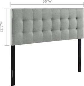 TRIHO HB-0234 Luxury Modern Linen 100% Polyester Upholstered Headboard for Full Queen Size <b>Bed</b> Frame Factory Price Wood Material - Product Image 3