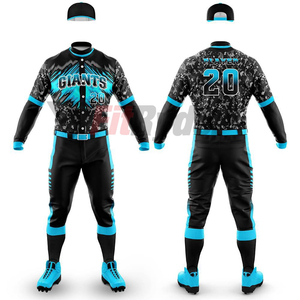 Uniforme de béisbol Unisex de alta calidad, el mejor diseño, ropa deportiva de poliéster de secado rápido, peso ligero y personalizada para adultos - Product Image 4