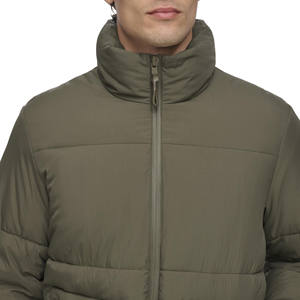 Blouson matelassé sur mesure pour homme, personnalisation, coque brillante, fermeture éclair avant, vestes pour homme, grande taille, imperméable, respirant, coupe-vent - Product Image 5