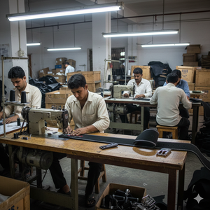 Ceinture de musculation en cuir de vachette RexFit, boucle à levier réglable, soutien pour l'entraînement, ceinture de musculation en cuir - Product Image 5