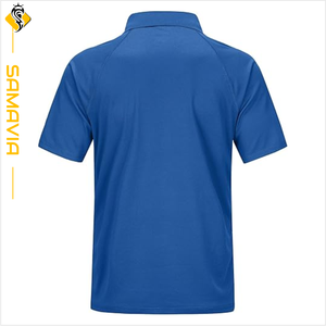 Polos listos para enviar stock de fábrica de algodón de manga corta Polo Hombres Casual Business Wear - Product Image 2