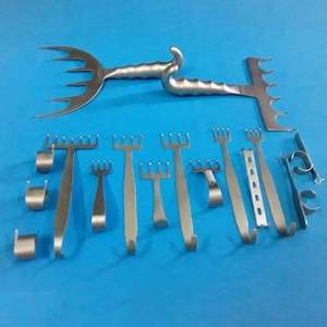 ชุดอุปกรณ์ศัลยกรรมพลาสติกแบบแมนนวล17ชิ้นอุปกรณ์ผ่าตัดทำจากสเตนเลสสตีลเยอรมันระดับพรีเมียมได้รับการรับรองจากแอสตรินเครื่องมือผ่าตัด - Product Image 4