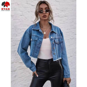 Everyday Wear Women's <b>Denim</b> <b>Jacket</b> Crafted from Soft <b>Denim</b> Fabric with <b>Long</b> Sleeves and Casual Design - Product Image 6