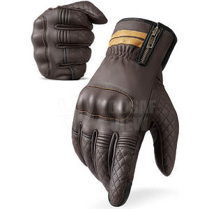 Top Quality Leather Made Motorbike Gloves Customized Leather <b>Light</b> Weight Motorbike Leather Gloves - Product Image 1