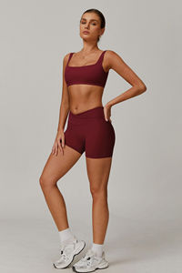 Soutien-gorge de sport personnalisé 2026 en gros, écologique, extensible dans 4 directions, bretelles fines, respirant, séchage rapide, idéal pour le fitness et la gym pour femmes - Product Image 6