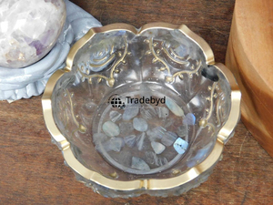 Bol en résine fait main de qualité supérieure avec motif d'ange pour des cadeaux de décoration intérieure réfléchis et des occasions spéciales Tradebyd - Product Image 2