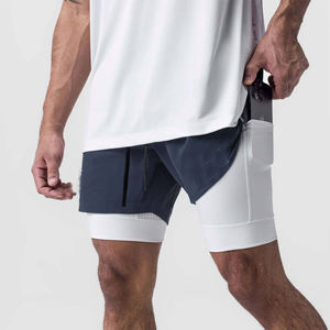 Pantalones Cortos Casuales para Hombre con Cordón y Bolsillos, Servicio OEM, Cómodos y Duraderos para Gimnasio, Hogar y Aventuras al Aire Libre - Product Image 3