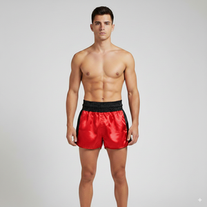 Nueva llegada logotipo personalizado Muay Thai Shorts 100% algodón Kick Boxing moda venta al por mayor a granel MMA Shorts con diseño frontal - Product Image 2