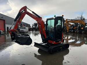 Factory Price Kubota U27-4 Mini Excavator Crawler Type 0.03m³ Bucket Capacity Short Turning Radius - Product Image 2