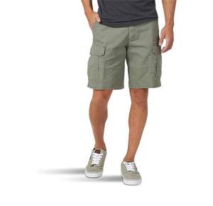 Pantalones cortos informales de 7 pulgadas para hombre con logotipo personalizado, pantalones cortos de algodón con patrón vaquero transpirable para fines de semana de verano - Product Image 1