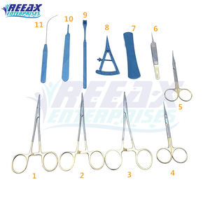 ชุดเครื่องมือทำศัลยกรรมพลาสติกสแตนเลสงานเซพโทพลาสตี้ชุดศัลยกรรมพลาสติกทำมือโดยองค์กร reeax - Product Image 2