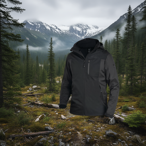 Veste de sécurité et de survie JANNIK taille M anthracite/noir en softshell - Product Image 3