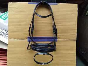 สายจูงม้าหนังสิทธิบัตรที่ทนทานมีแผ่นรองสีโรสโกลด์ - Product Image 6