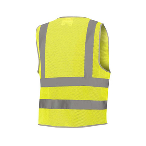 Personalizar poliéster a prueba de viento intermitente colorido al aire libre transpirable correr trabajo hombres seguridad reflectante Chaleco de seguridad para hombres - Product Image 4