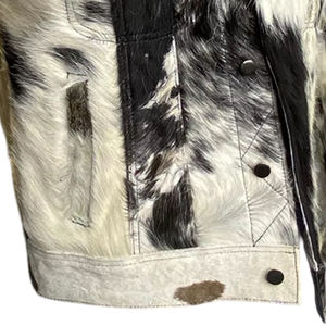 Chaqueta de Cuero Vacuno de Alta Calidad para Hombre, Estilo Desgastado, Chaqueta de Cuero Vacuno del Mejor Material, Precio al por Mayor - Product Image 4