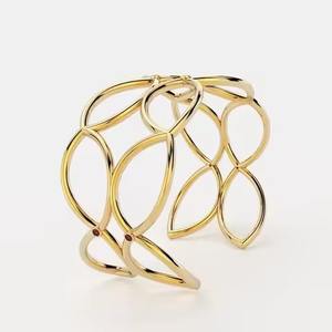 Porte-ronds de serviette en métal aspect antique pour décor de fête d'hôtel à la maison pour les vacances de Noël Mariages Occasions spéciales - Product Image 3