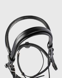 NUEVO Horse Black Fancy Leather Bridle MEJOR Brida de caballo de alta calidad con banda de cristal para cejas para caballos NEW Horse Black - Product Image 4
