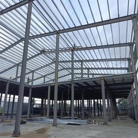 Entrepôt en acier à faible coût, atelier, norme CE-EN1090, personnalisable, résistant au vent, bâtiment industriel fiable, design moderne, garantie 3 ans