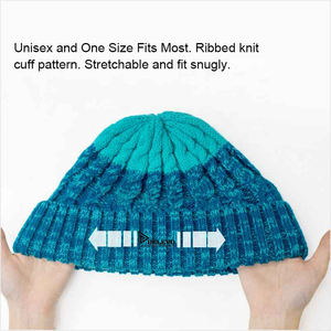 Gorro de Pescador de Punto con Cable, Diseño Flexible, Logotipo Personalizado para Hombre, Venta al Por Mayor, MOQ Bajo, Gorro de Invierno para Mujer, Gorros de Punto a Bajo Precio - Product Image 4