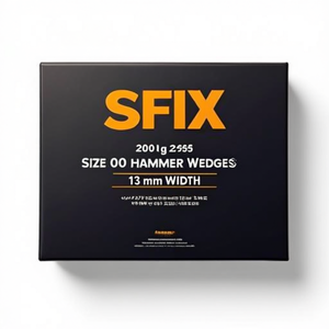SFIX 200 g Bag of 25 Pieces Size 00 <b>Hammer</b> Wedge 13 mm Width - Product Image 2