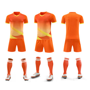 Nouveau maillot de football unisexe 2025, service OEM, personnalisable avec nom d'équipe, col en V, manches courtes, respirant et anti-humidité pour l'été - Product Image 4